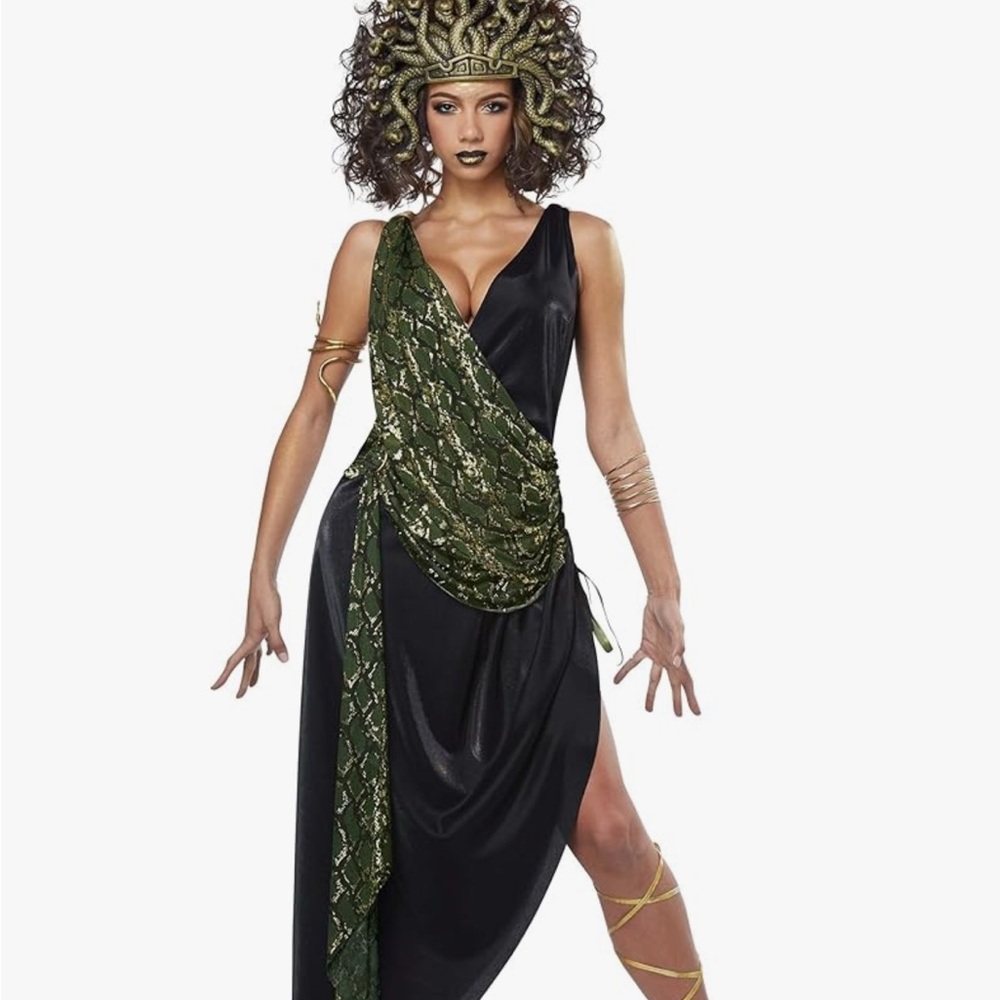 California Costumes Sedusa Black and Gold Outfit